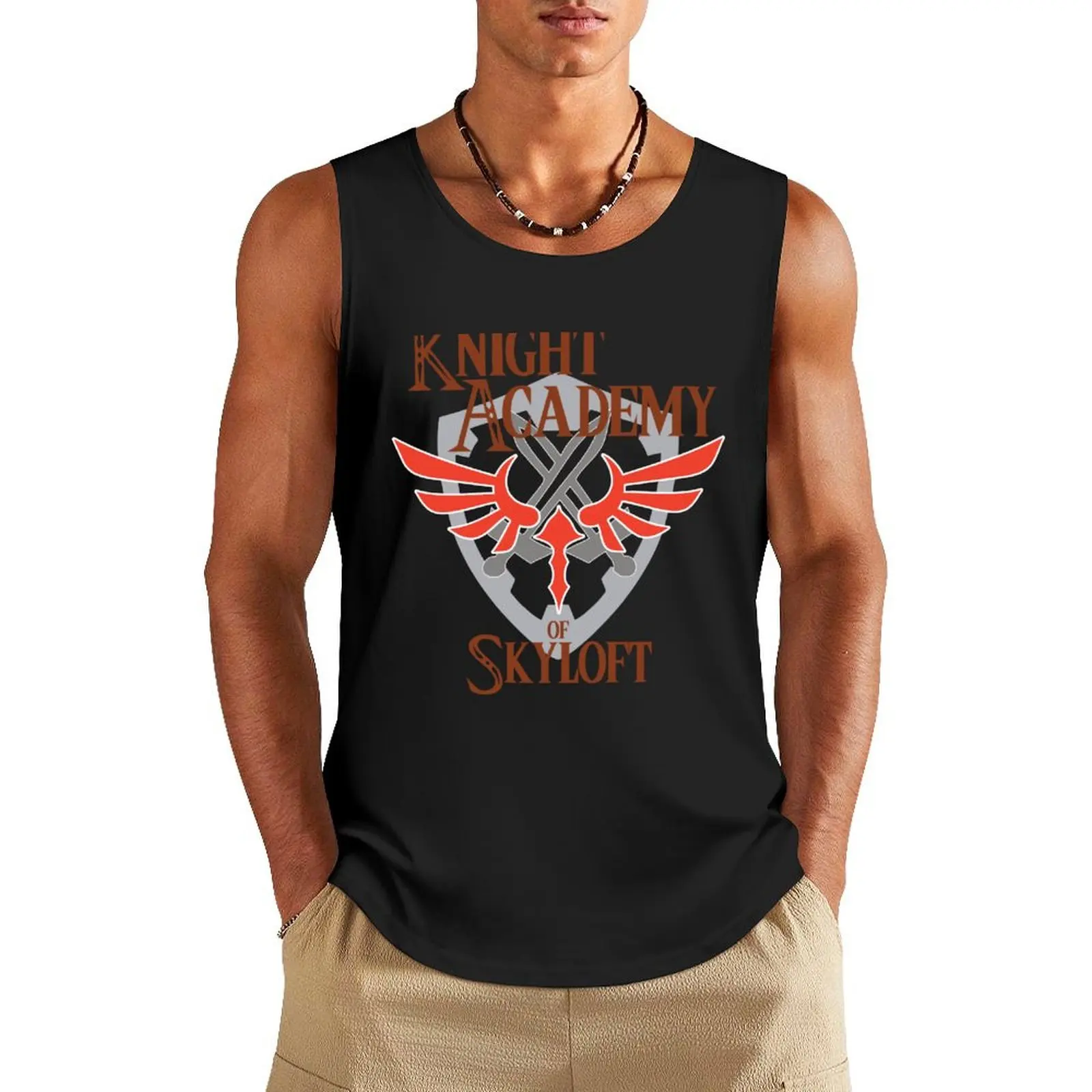 Knight Academy of Skyloft Tank Top t-shirt for man summer Men's tops gym for men t-shirts man