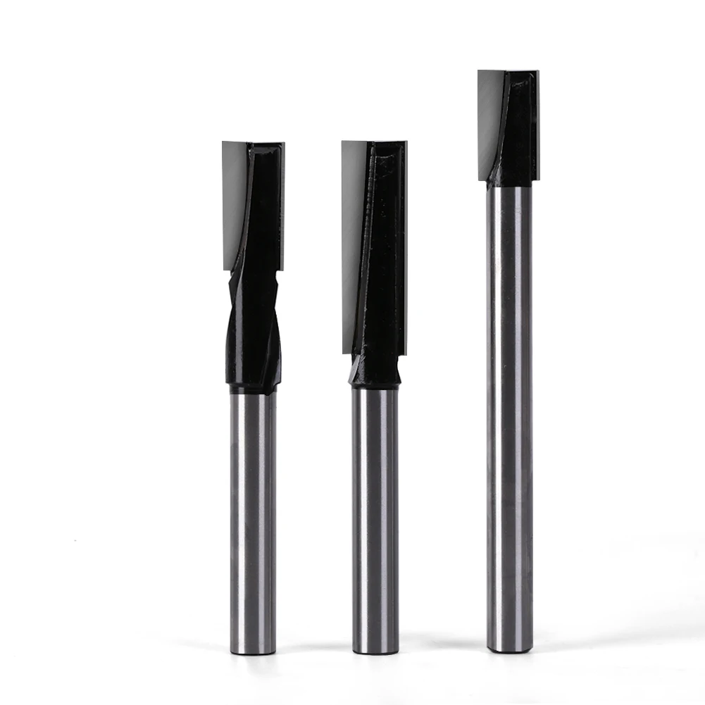 1PC 12mm 12.7mm Shank Lengthened Cleaning Bottom Keyhole Router Bit Diameter 16,18,20mm Engraving Machine Woodworking