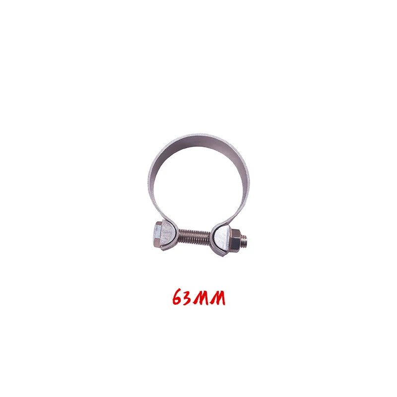 Inner diameter 54 mm 63 mm 70 mm butt joint universal stainless steel exhaust clip clip