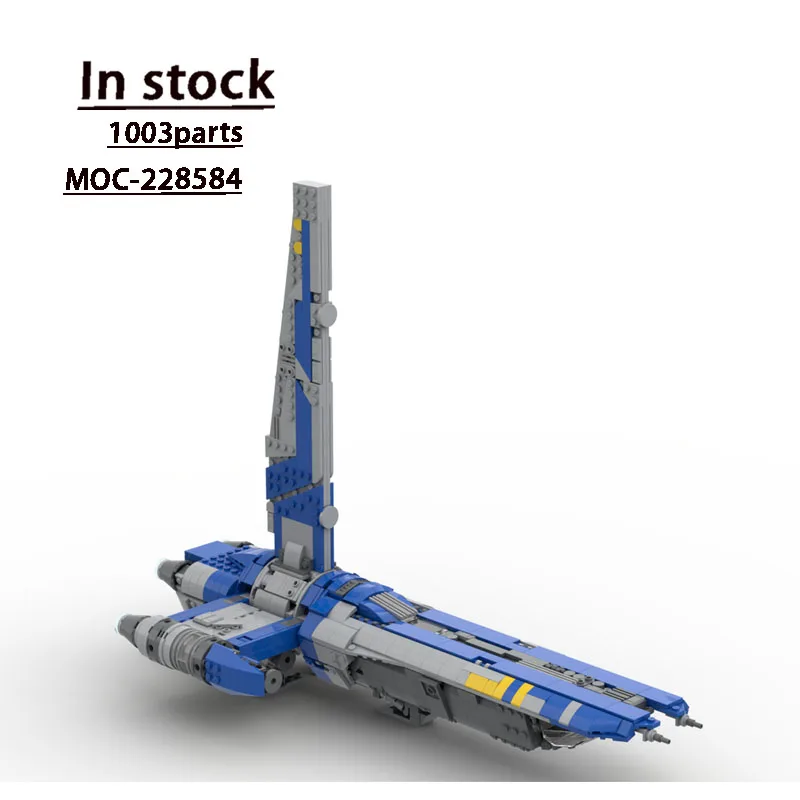 

MOC-228584 Классическая модель звездного корабля в космосе, 1003 деталей, игрушка-конструктор на день рождения для мальчиков и детей в подарок