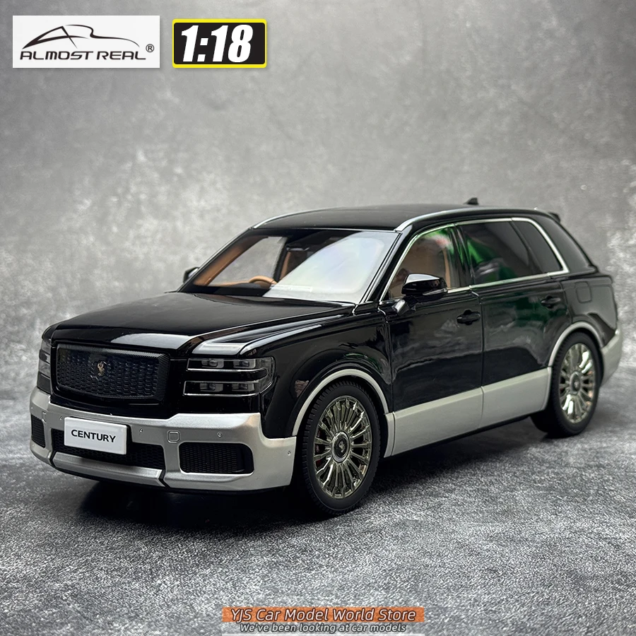 Almost Real 1/18 Toyota Century - 2023 Black x Silver RHD car