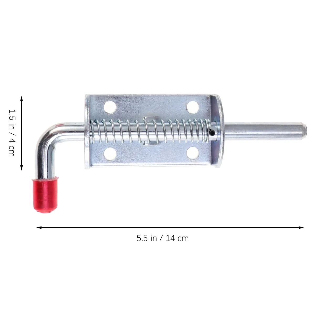 

2Pcs Heavy Duty Spring Pin Latch Lock Stainless Steel Rustproof Long Service Life for Utility Trailer Gate Locking System