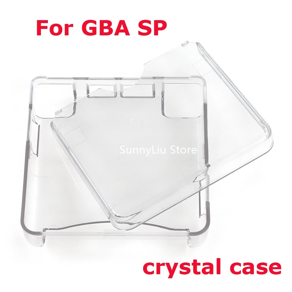 1set Clear Crystal Cover Case For GBA SP Protective Shell Housing case For Gameboy Advance SP Game Console