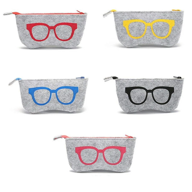 5pcs Fabric Sunglasses Bag Drawstring Pouch Myopia Glasses Case Soft Eyeglasses Pocket Spectacles Cloth Bag Eyewear Accessories