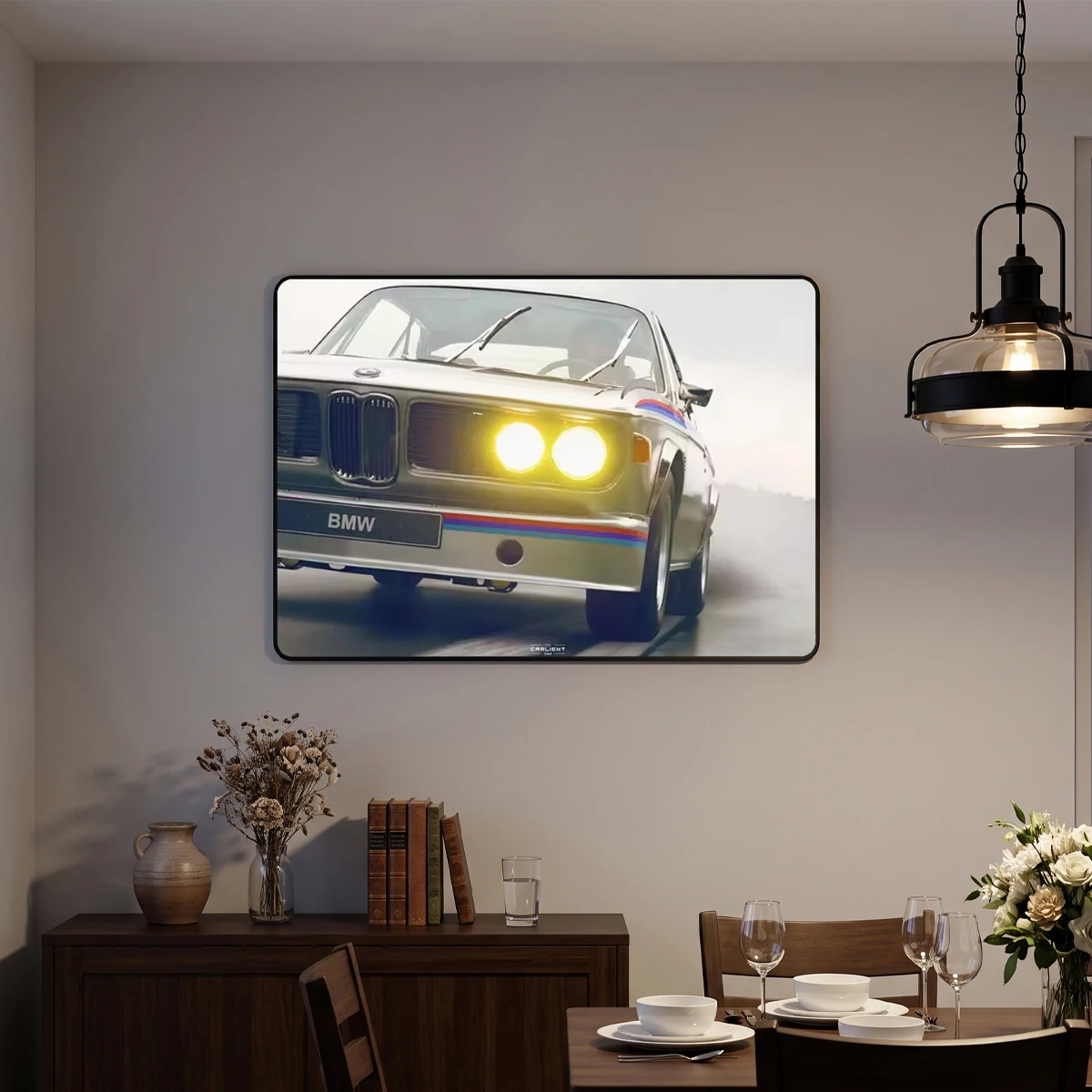 Customizable USB Remote-Controlled Color-Changing LED Neon Lights for Cars Garages Bars Rooms - Hanging Art Pieces