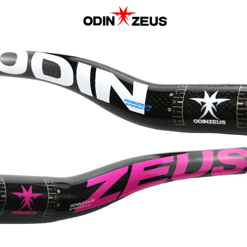 ODINZEUS-Ultra Light MTB Carbon Bicycle Handlebar, Flat or Rise Handlebar, Hot Sale, 31.8*580/600/620/640/660/680/700/720/740mm