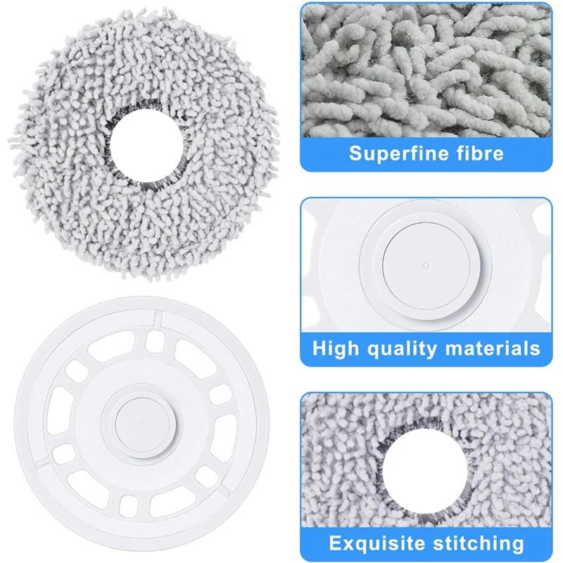 For Ecovacs X5 Omni Robot Vacuum Cleaner Mop Cloth Holder Replacement Parts Accessories