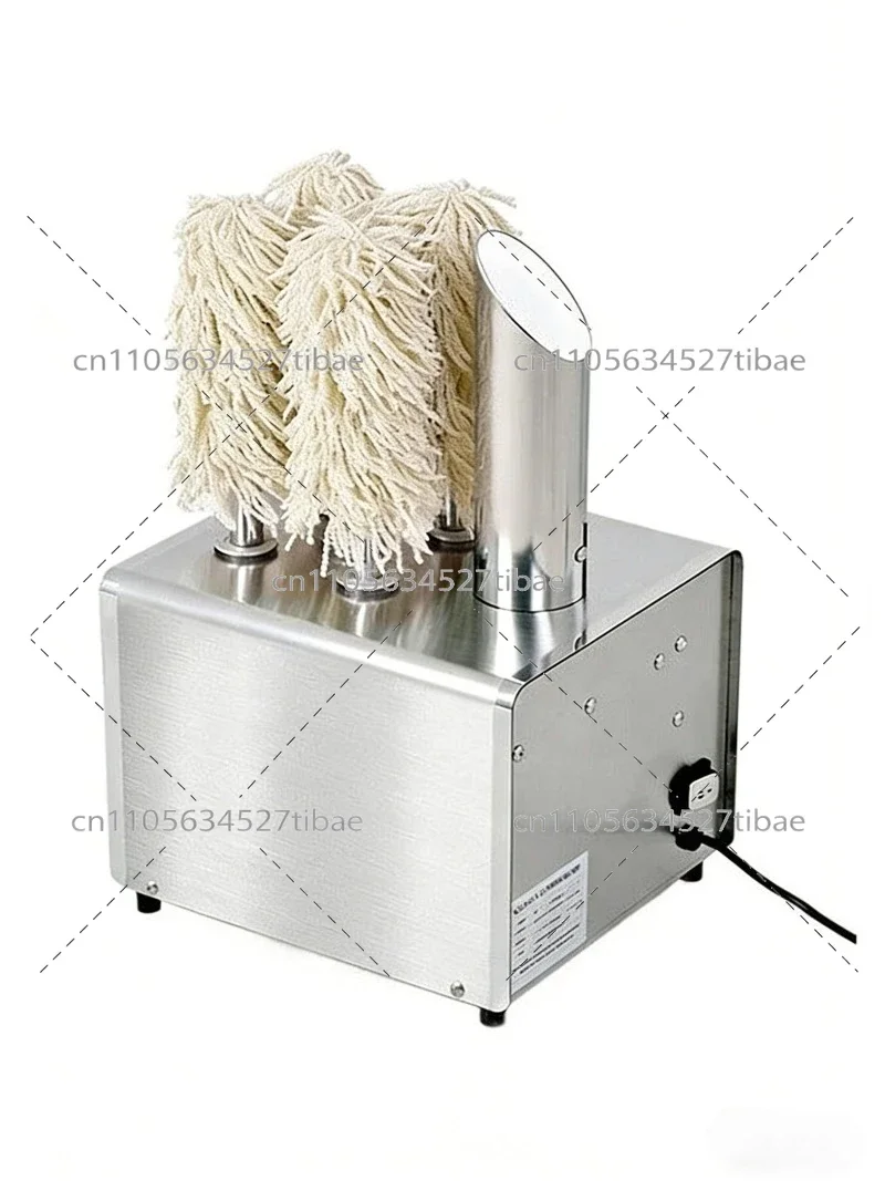 Commercial Electric Cup Cleaner 5/8 Heads Glass Polishing Machine for Business Use - Dish Cleaning Appliance