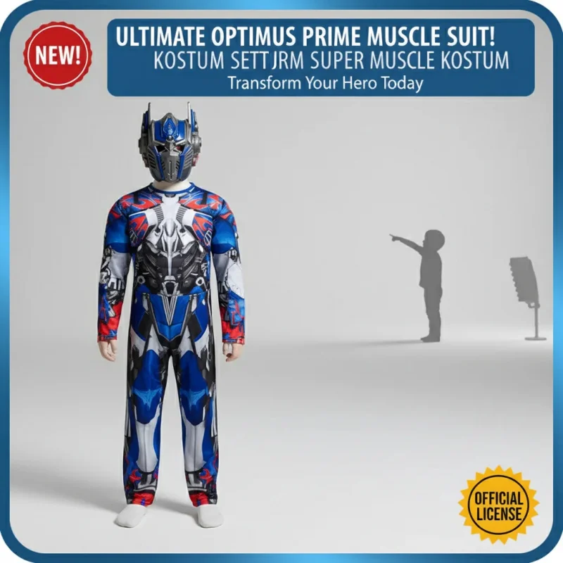 

▶❤Kids Boys Anime Muscle Costume Jumpsuit Set Halloween Cosplay Outfits Super Hero Cosplay Suit Party Fancy Dress❤◀