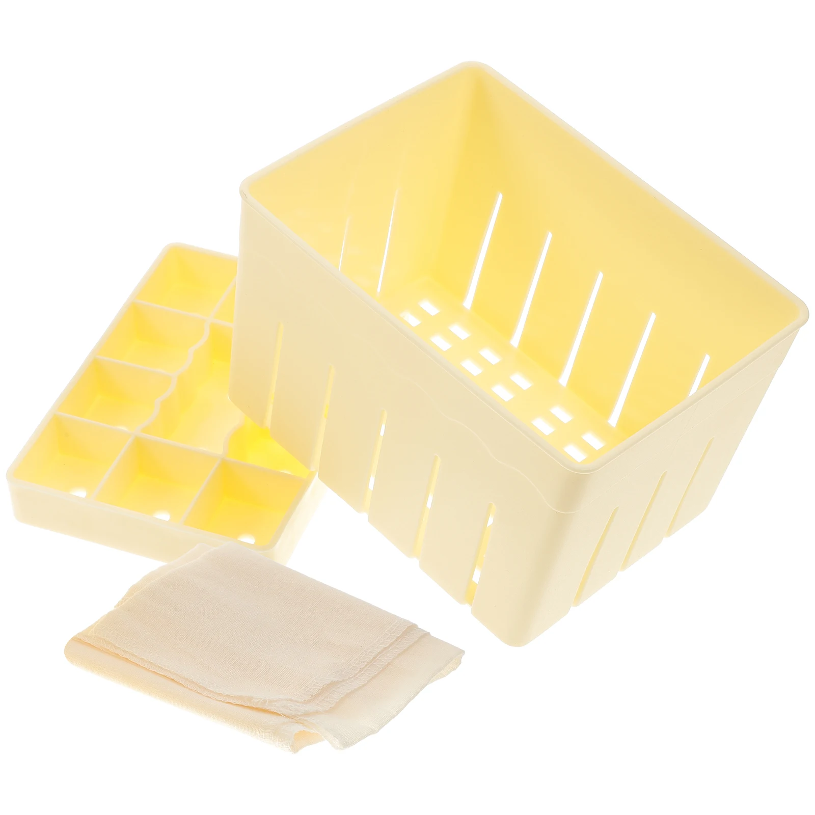 

Tofu Mold DIY Tools Press Molds Bean Curd Maker Pp Molds Smooth Wall Easy Remove Practical Household Kitchen Tofu Making Gifts