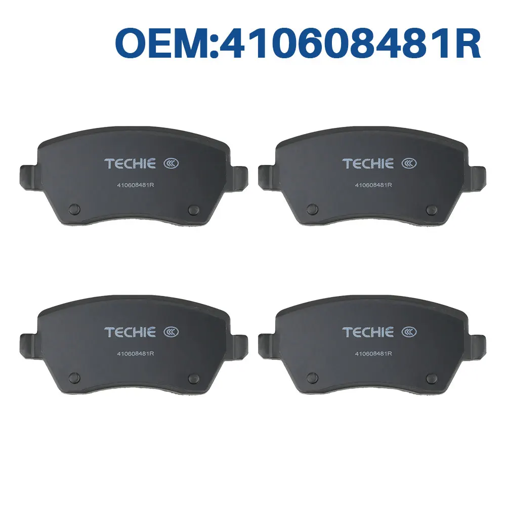 4PCS Front Ceramic Brake Pads Replace for M2623973 TRW GDB3332 410608481R D1060AX61F D1060AX60A Auto Parts