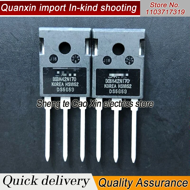 5PCS-10PCS IXBH42N170  TO-247 42A/1700V IGBT  Best Quality Stock