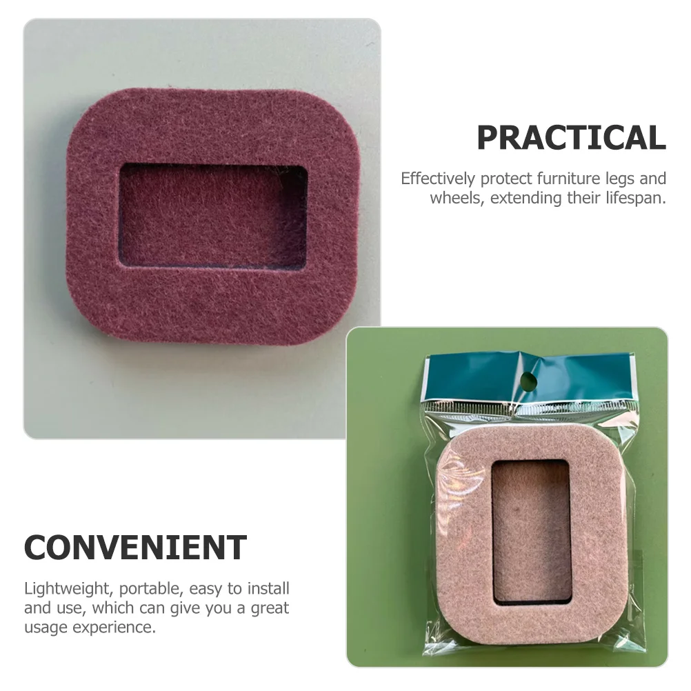 

6pcs Anti-Slip Foot Pads For Chairs Felt Furniture Protectors Floor Protector Chair Legs Rubber Pads Hardwood Protection Chair