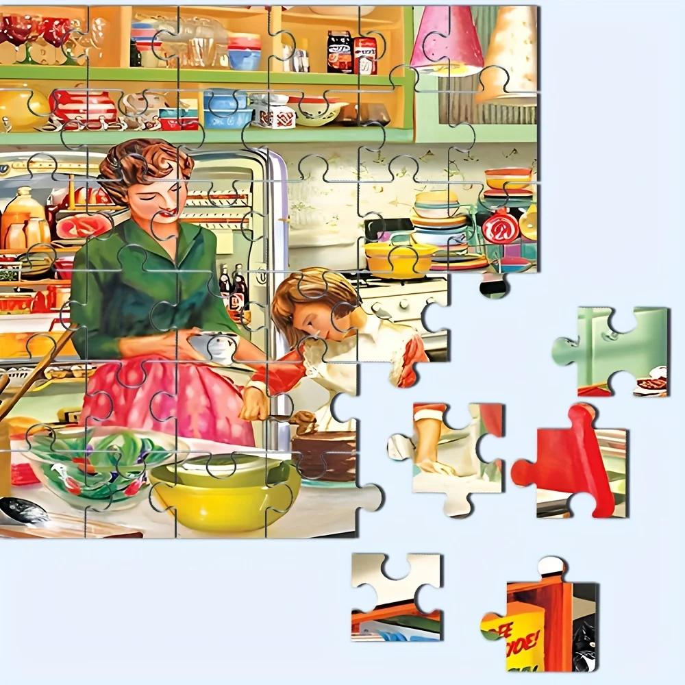 500/1000pcs Adult Puzzle, High-Quality, Relaxing Fun Family Game, Perfect for Birthdays, Christmas, Halloween, and Gifts, Best