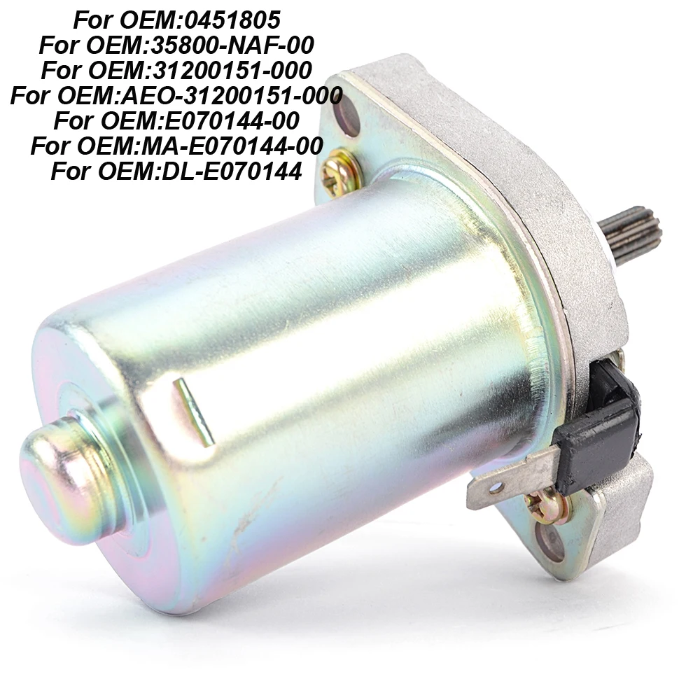 

Starter Motor For Aeon ATV Cobra Revo Minikolt 50 For SMC ATV Ares Urban Mini Ram 50 For Polaris ATV Predator 50 0451805