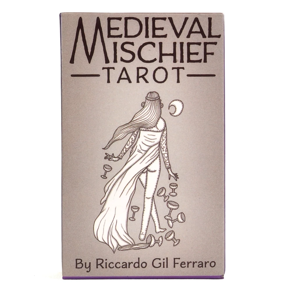 Medieval Mischief Tarot Training Deck 78 piece deck of traditional tarot with Keywords by Riccardo Gil Ferraro