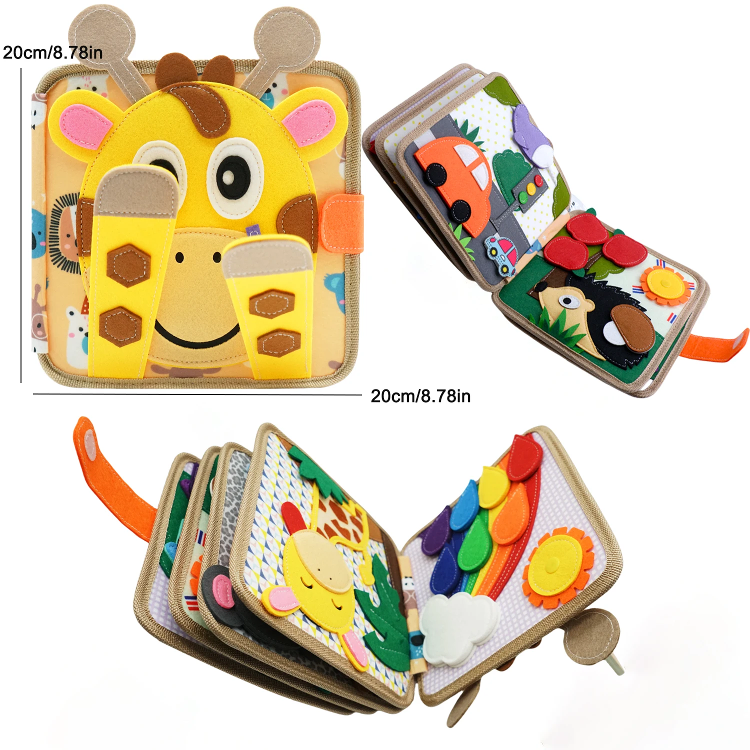 Montessori Farm Quiet Busy Boo - Kids Quiet Toys ulasan dan harga