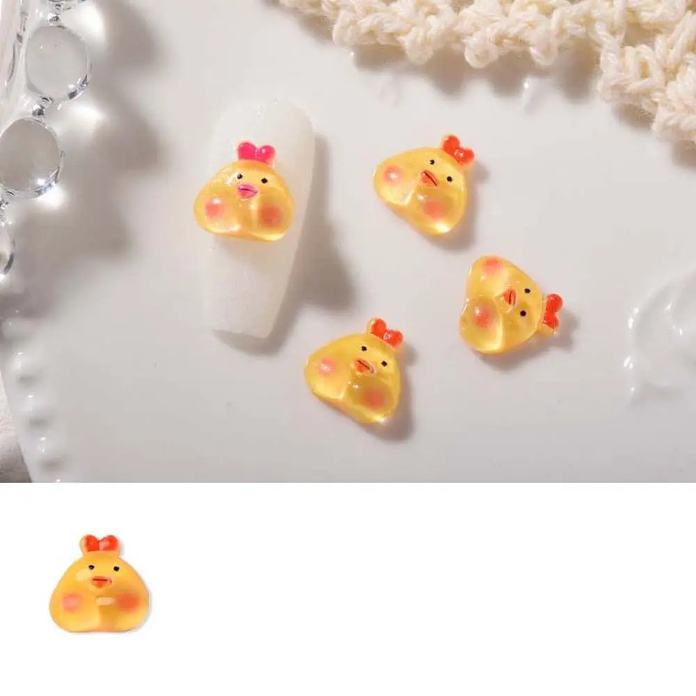 Adornos de osos y conejos, accesorios de manicura, taladros para uñas de dibujos animados, diamantes de imitación para uñas de animales, decoraciones para uñas de dibujos animados, joyería 3D para uñas