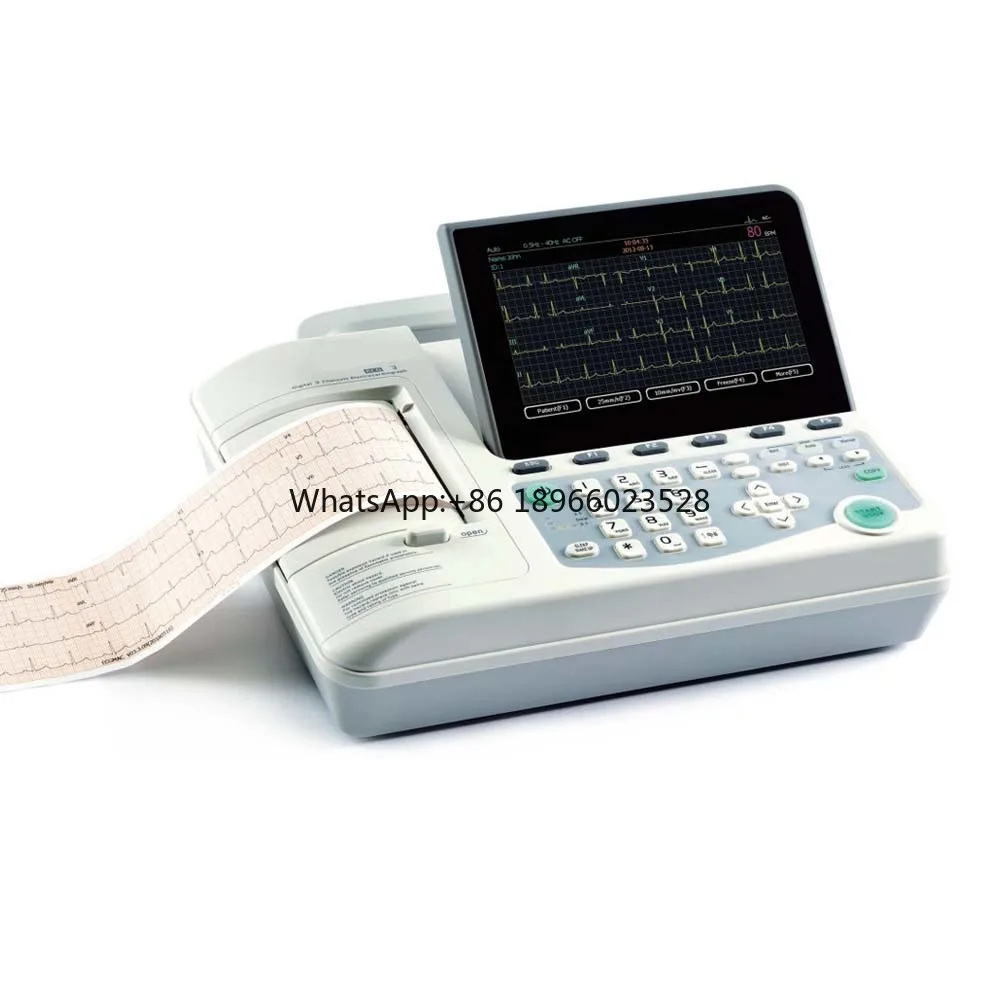 Good Price Portable Ecg 3 Channel Ecg Device Electrocardiograph Machine Ecg Machine