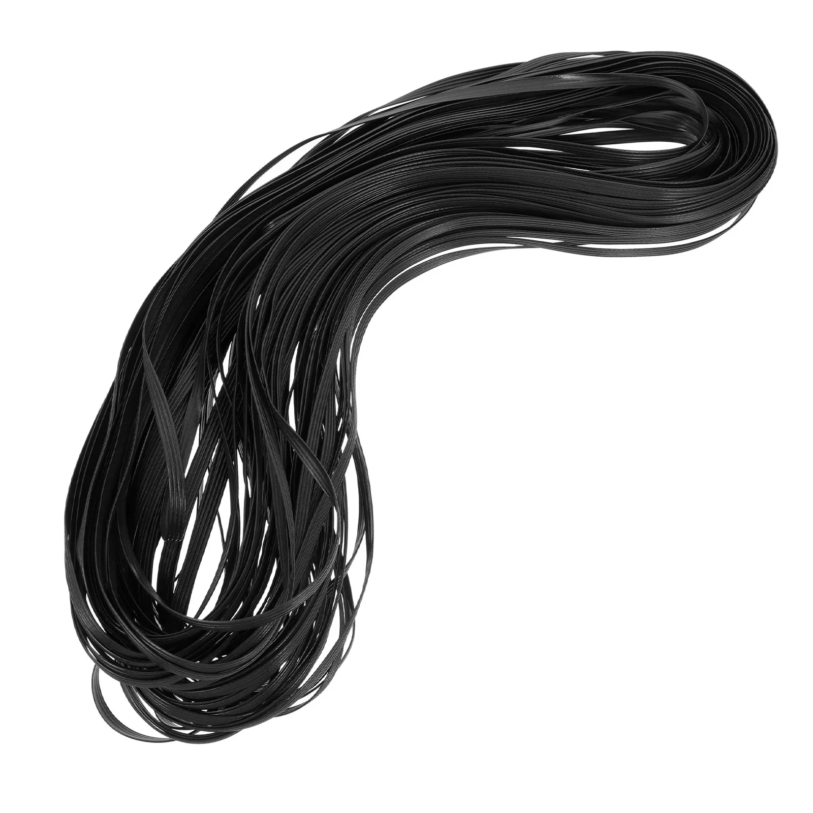 

ПЭТ-полимерная ротанговая лента, 1 рулон, для самостоятельного плетения корзин, ремонта стульев, диванов, столов, реставрации уличной садовой мебели, гибкая, устойчивая к выцветанию