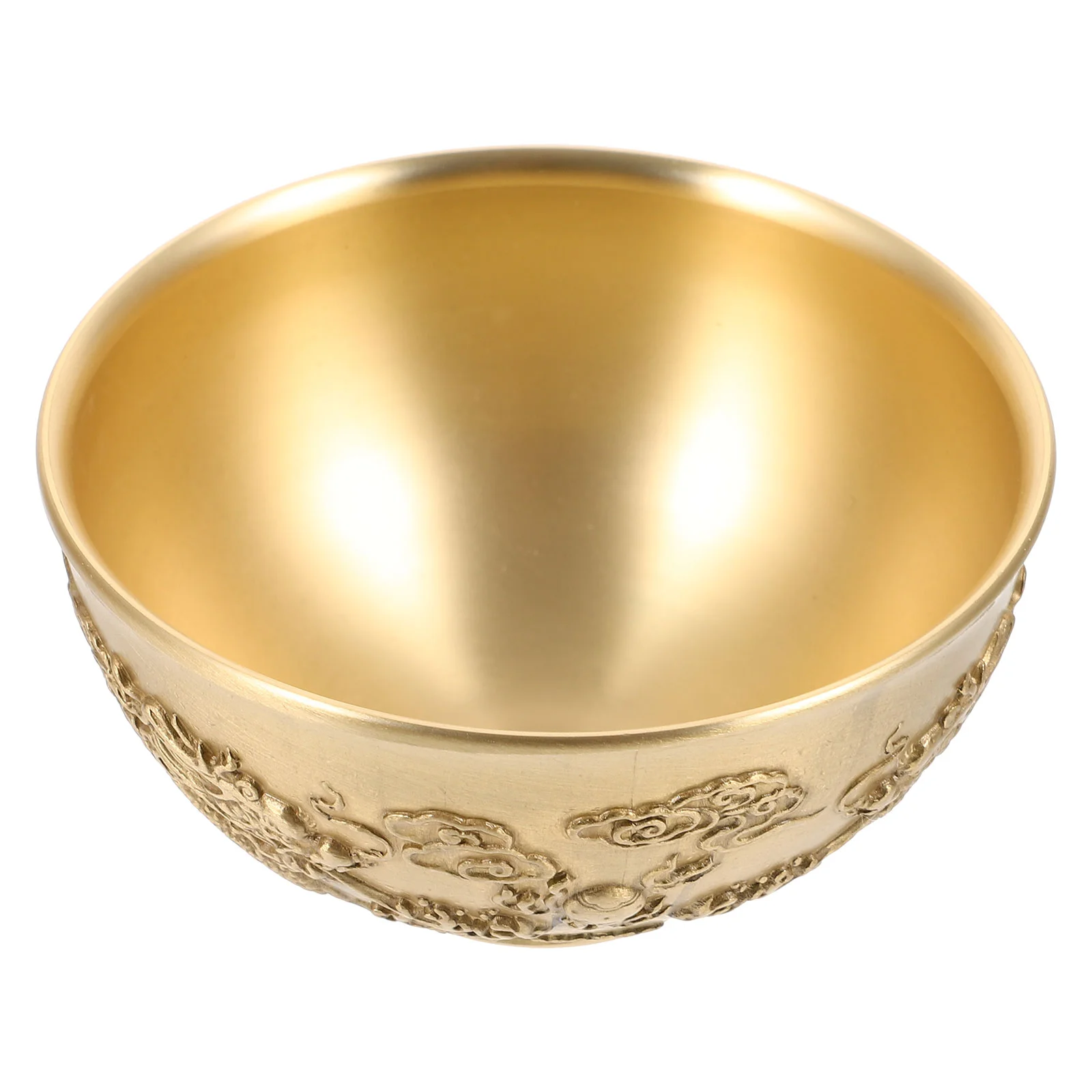 Gold Office Decor Cornucopia Wealth Chinese Bowl Treasure Desktop Decoration Money Basin Golden