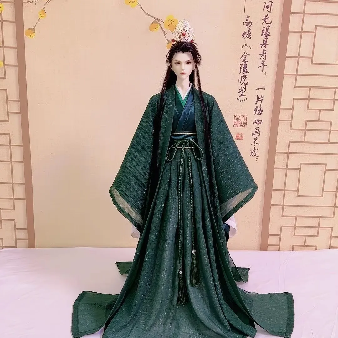 

Clothes For Doll 60cm BJD clothes 1/6 glazed pearl doll dress headband free shipping