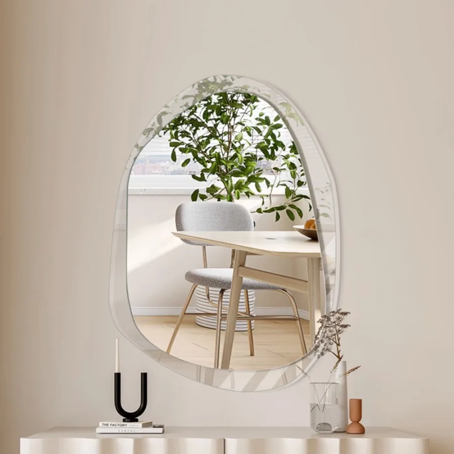 

Декоративная зеркальная настенная наклейка, косметическая кабина, эстетическое зеркальное украшение для спальни, всего тела, ванной комнаты, скандинавский Карманный светильник, домашний декор