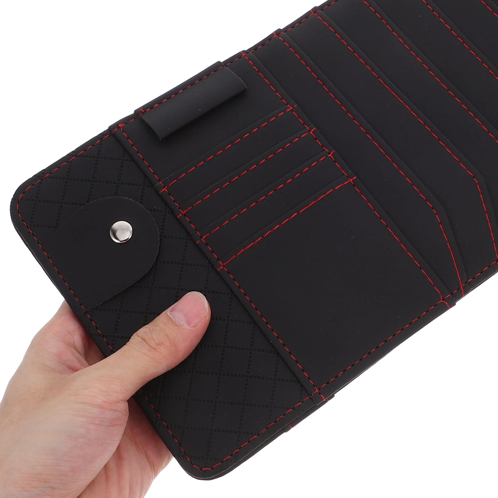 

Visor Storage Bag Auto Cd Case Vehicle Sunglass Holder Organizer For Documents Tickets Interior Accessories Pouch