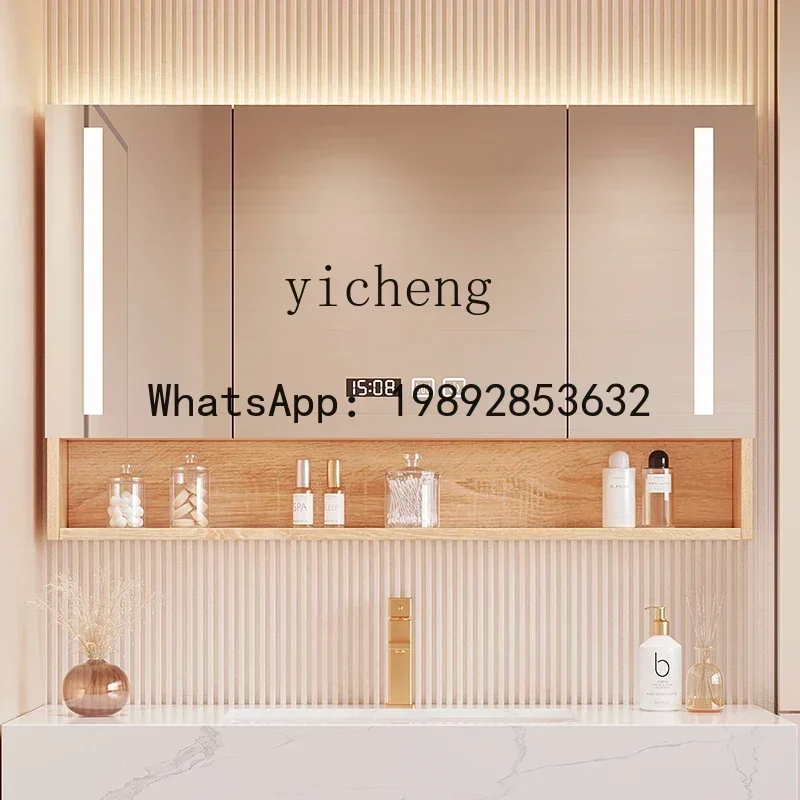 b3+  Bathroom Smart Mirror Cabinet Freestanding Wall-Mounted Bathroom Vanity Mirror Storage Anti-Fog