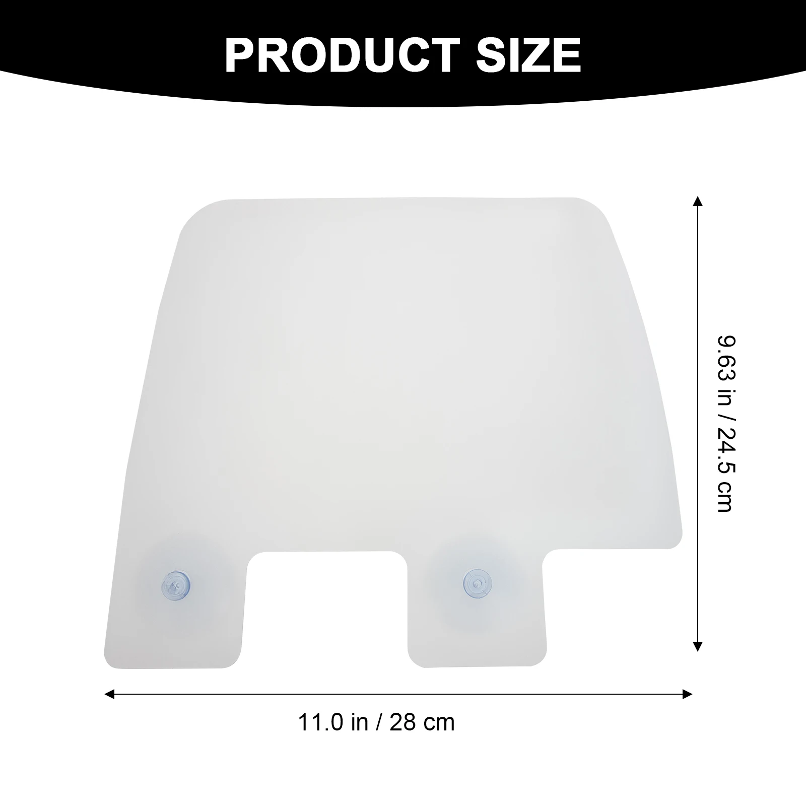 

6Pcs Sink Splash Guard Clear Splatter Shield for Kitchen Sink Gas Stove Oil Splash Guard Splatter Screen