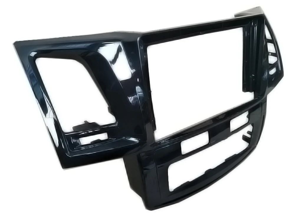 Byncg 2 Din 9 Inch Auto Radio Abs Pc Plastic Fascia Vliegtuig Frame Voor Toyota Fortuner Hilux 2008-2014 dash Kit 2 Din Auto Dvd Frame