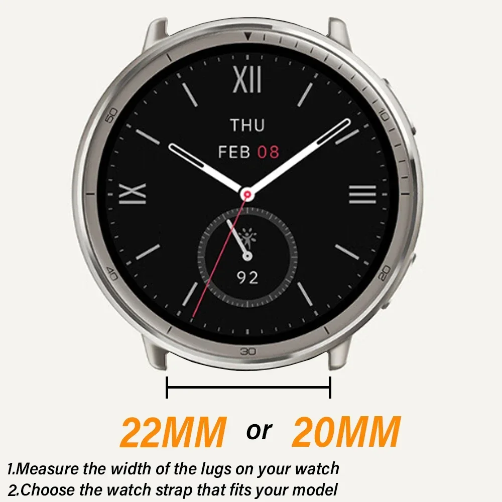 MEN Titanium 22mm 20mm Band for Huawei GT 5 Pro 46mm GT4 5 46mm For Amazfit Balance Active 2 Oneplus Watch 2 2R Man Luxury Strap