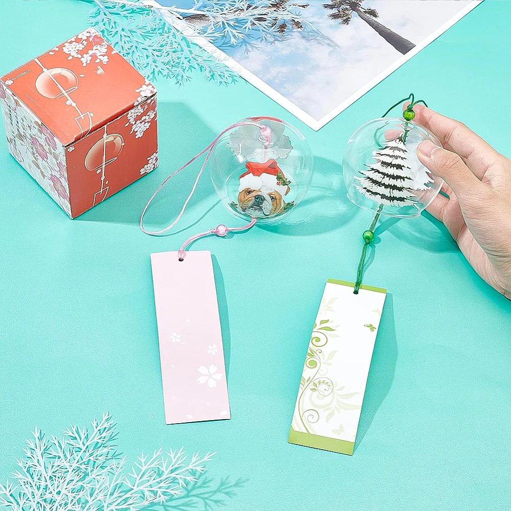 4개 4가지 스타일의 크리스마스 테마 유리 풍경 종,  - Home Decor Glass 리뷰 및 가격