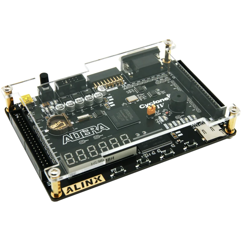 Alinx AX301  ALTERA FPGA Black Gold Development Board CYCLONE IV EP4CE6 with video tutorial