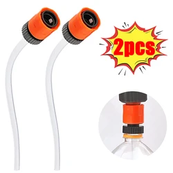 2pcs Adapter for Lithium Battery Washer Gun Coke Bottle High Pressure Washer Gun Hose Quick Connection Wash Accessories