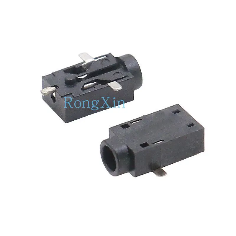 100pcs/DC-055A outer diameter 3.8 inner core 0.7 3-pin high temperature resistant high quality power socket full paste