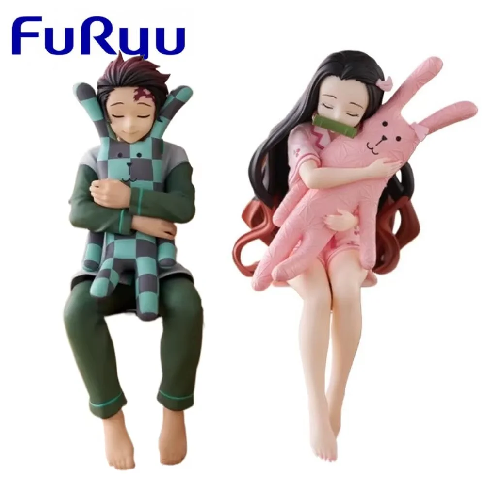 

FuRyu оригинальная пробка для лапши Demon Slayer Kamado Nezuko Round1 аниме фигурка игрушки для мальчиков и девочек детские подарки на день рождения