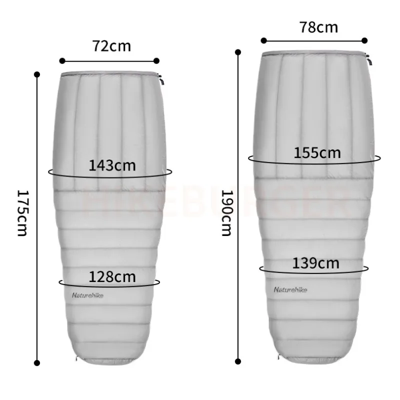 Naturehike Yanhuo kołdra ultralekki śpiwór terenowy biwakowanie w topionej zimowej kołdry zimowej utrzymać ciepło