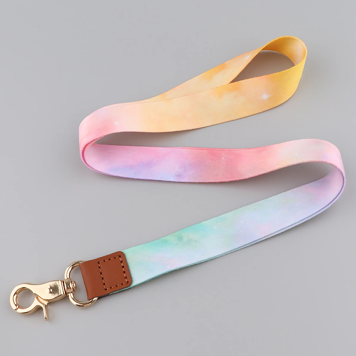 Ransitute R2808 Minimalistic สี Rendering Lanyard ID ผู้ถือบัตรพวงกุญแจรถ KeyChain ID บัตรผ่านโทรศัพท์ Badge ผู้ถือ Keyring เครื่องประดับ