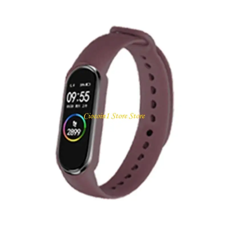 A3PC Sports Bracelets Soft Silicone Strap Belt Sweatproof for Mi Band 6 5 for Smart W
