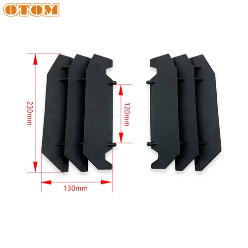 Imagen 2 del producto OTOM motocicleta 14-24 rejillas de radiador de plástico guía de aire del radiador para Sherco SE SEF 125 250 300 450 500 Deflector de aire del radiador