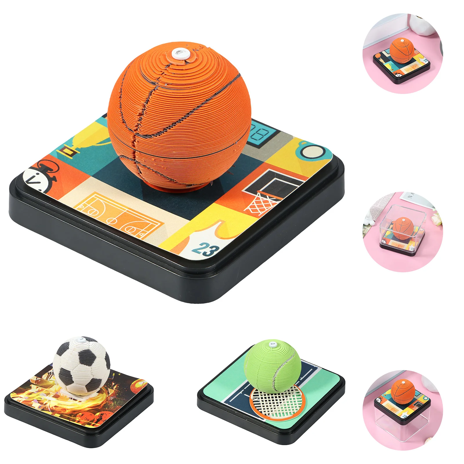 3D Desk Note Pad Stereo Memo Pad Tear-Away Calendar Note Pad DIY 3D Memo Pad Paper Carving Art for Home Office Desktop