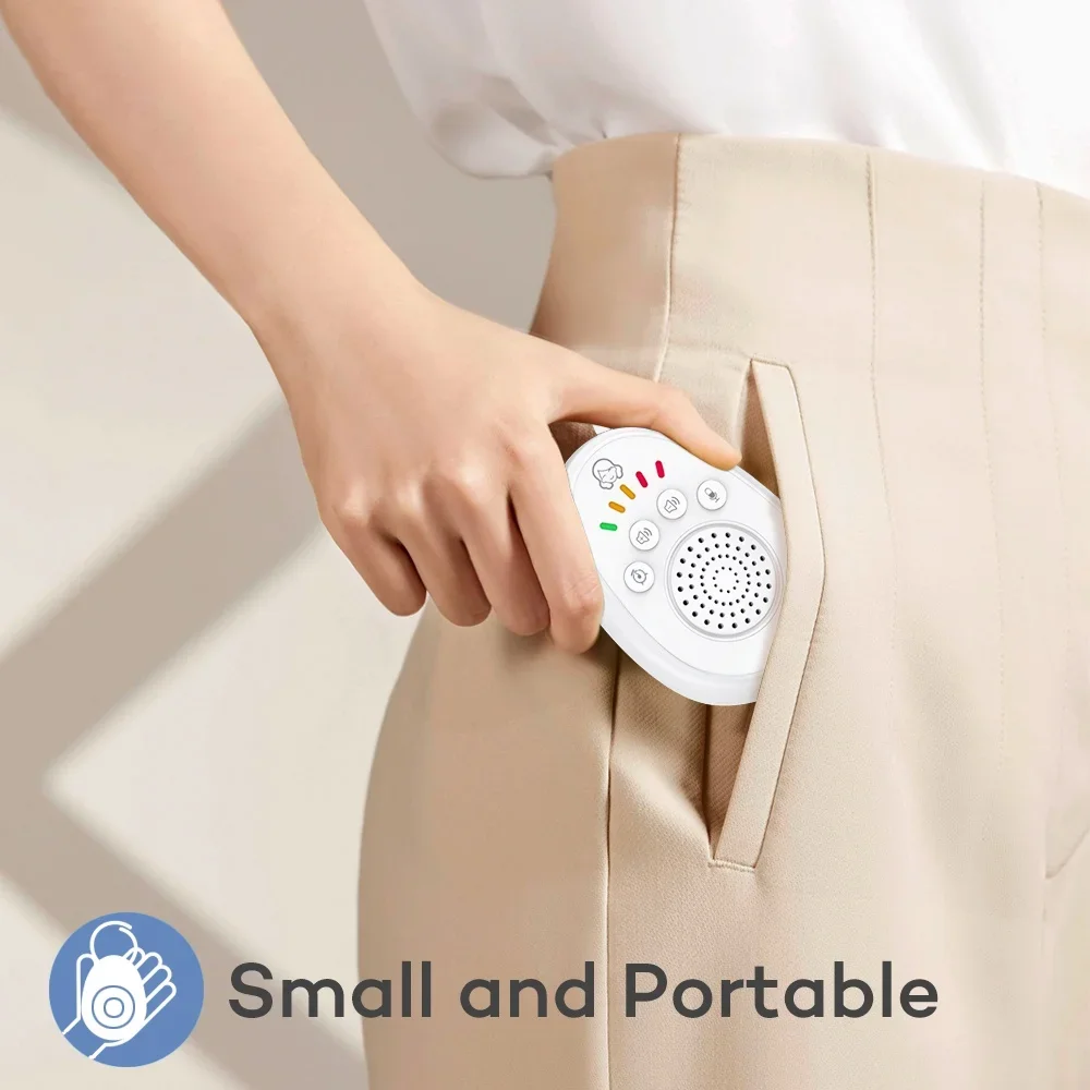 ABM01 Wireless Baby Monitor 2.4GHz Audio Small Portable Baby Phone Monitor Two-Way Audio Function Intercom Rechargeable Battery