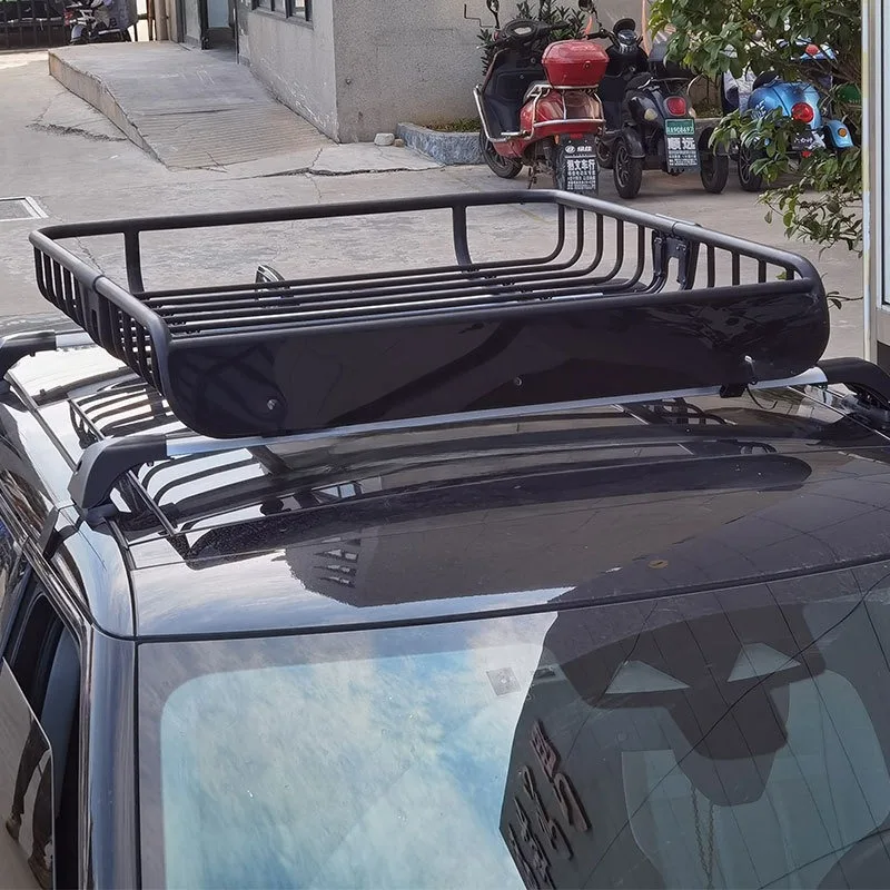 Universal Rooftop Cargo Carrier Auto Part Roof Luggage Basket for Offroad Travel Roof Holder Carrier Cargo Basket