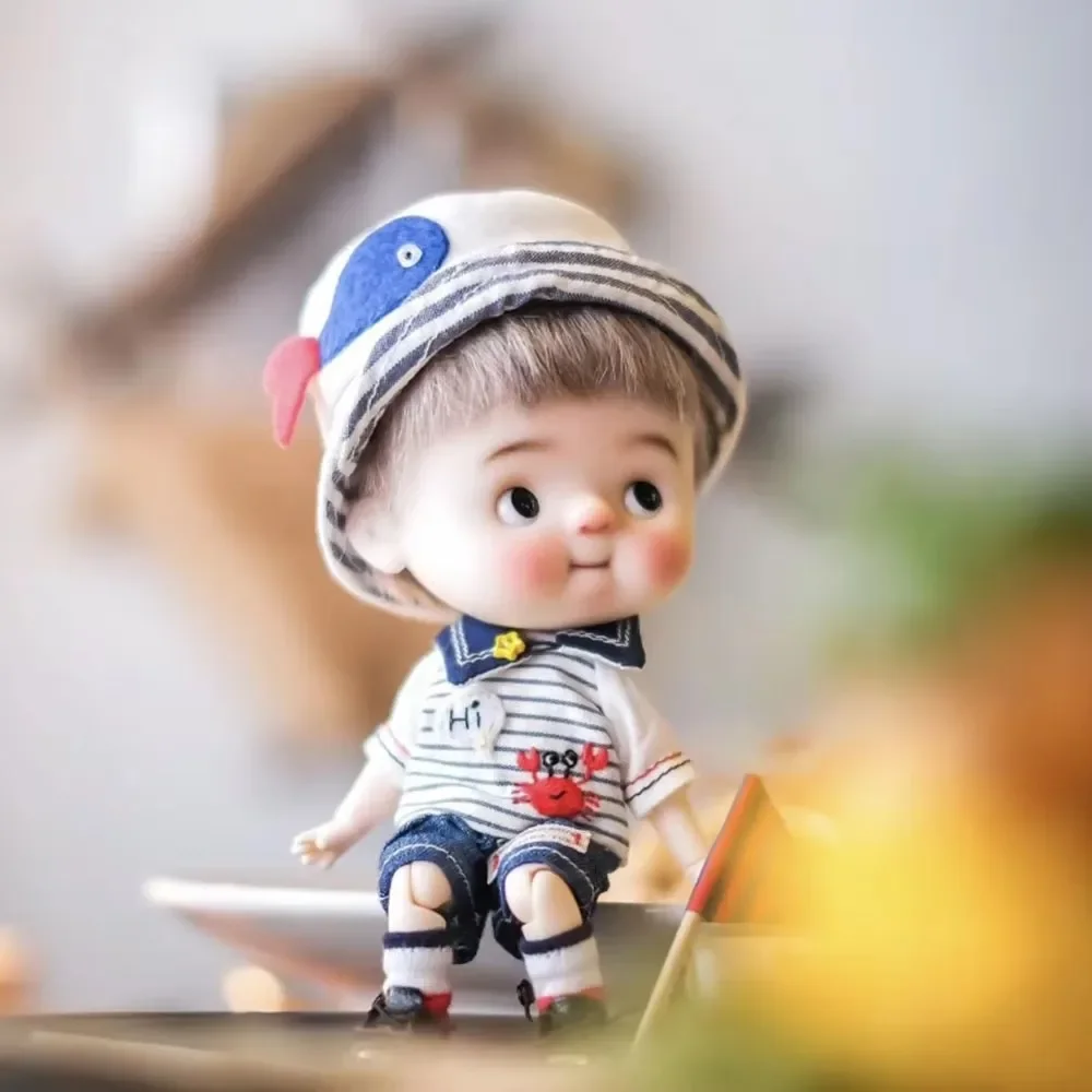 ตุ๊กตา BJD ใหม่ ขนาด 1/12 น่ารัก แบบ QBaby 12 ซม. ตุ๊กตาเด็กผู้หญิง แต่งหน้า คุณภาพสูง ทำจากเรซิ่น ของเล่น ของขวัญวันเกิด  ลดราคา