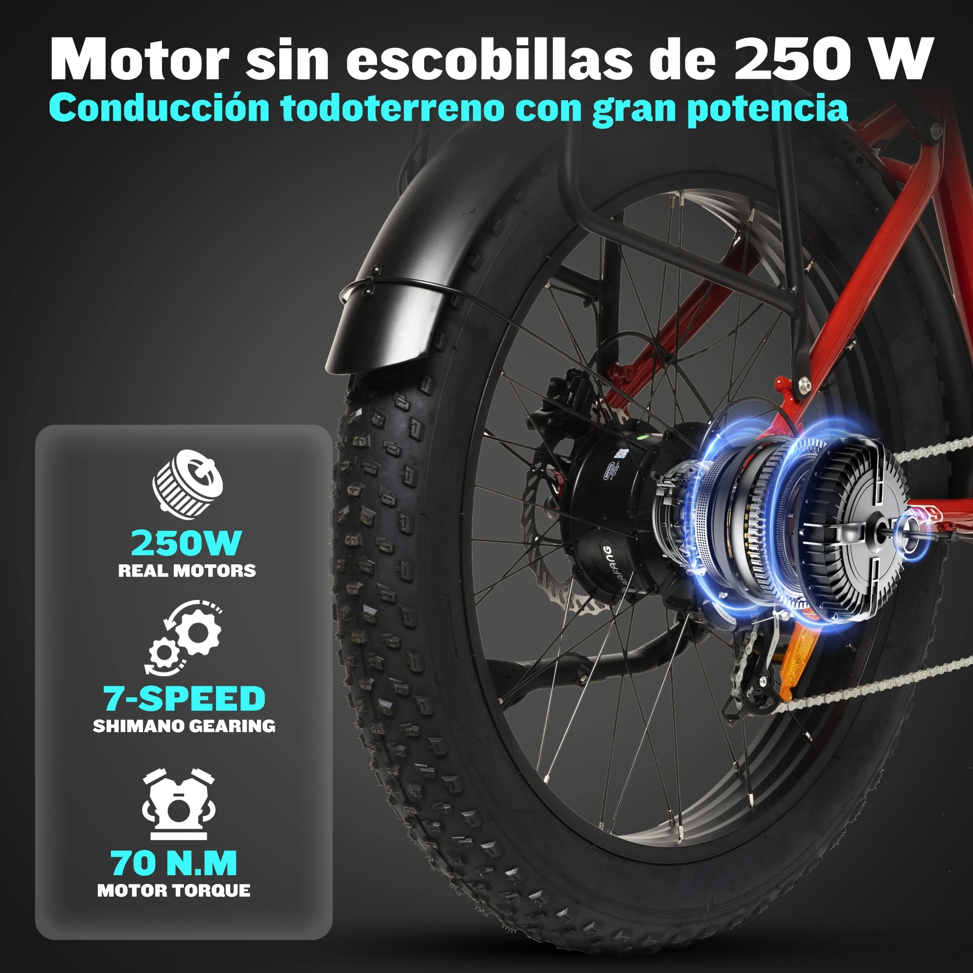 Bicicleta eléctrica Bodywel D9/D6 para adultos, con neumáticos anchos de 26 pulgadas, batería extraíble de 48 V y 15 Ah, motor BAFANG, autonomía de hasta 80 km, frenos de disco hidráulicos, disponible en stock en la UE.