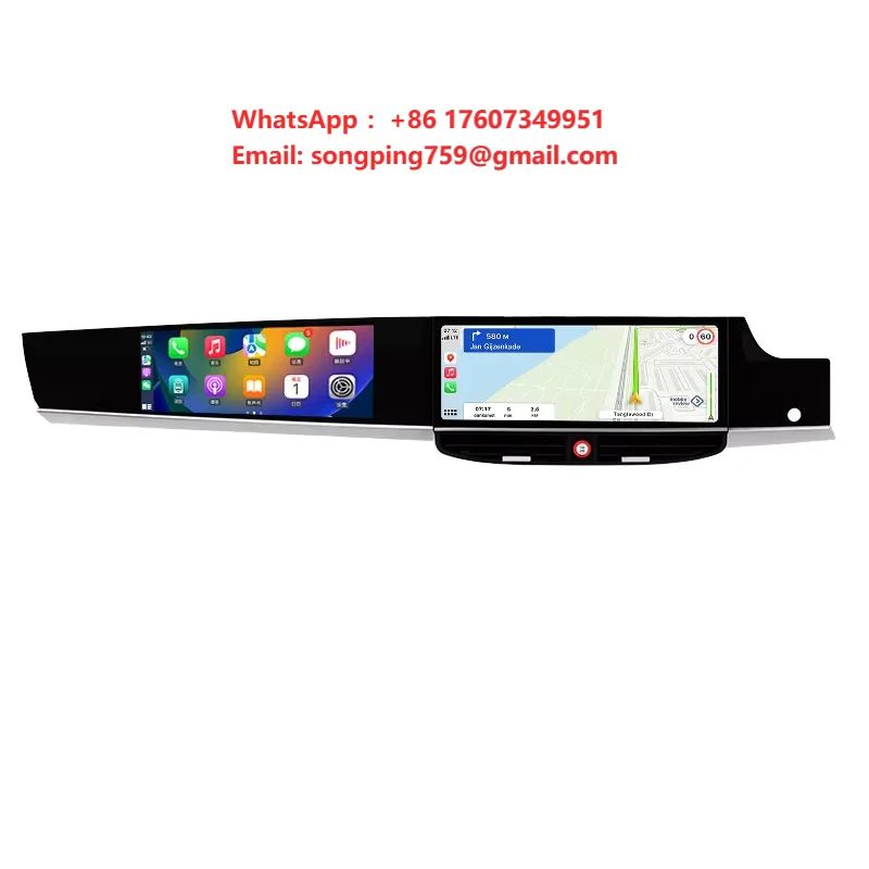 New Upgrade Dual 12.3 Inch Android Radio Interactive Screen Gps Navigation Carplay for Porsche Panamera 2011-2017