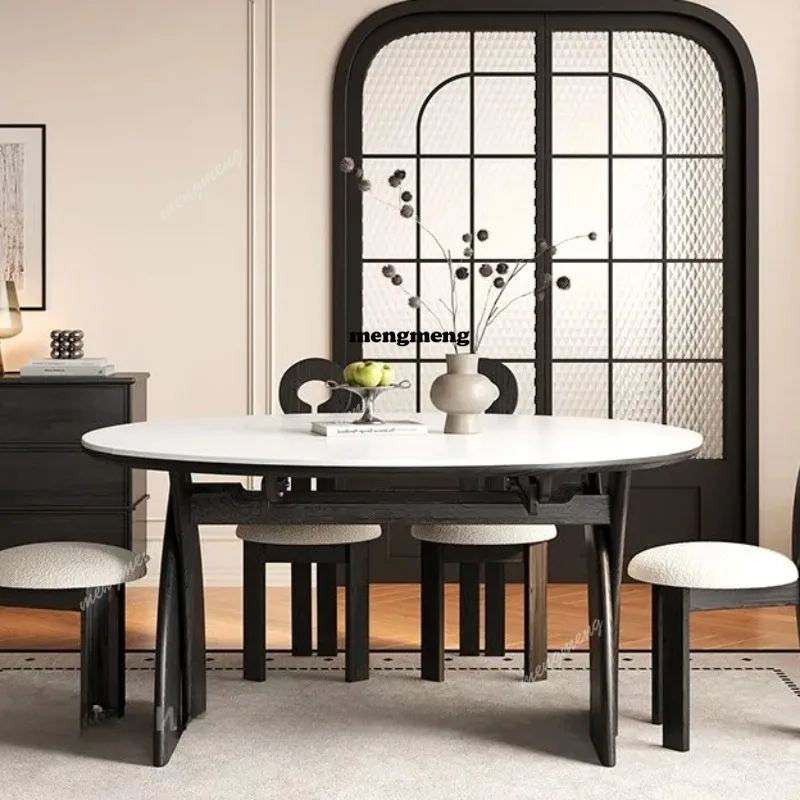

Ancient American Dining Table Creative Design Modern Folding Dining Table Marble Smooth Home Furniture Mesa De Comedor