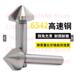 6.3mm-60mm 1Flute 3 Flute 90 Degree HSS Chamfer Chamfering Cutter End Mill Tool Countersink Drill Bit Set Chamferer