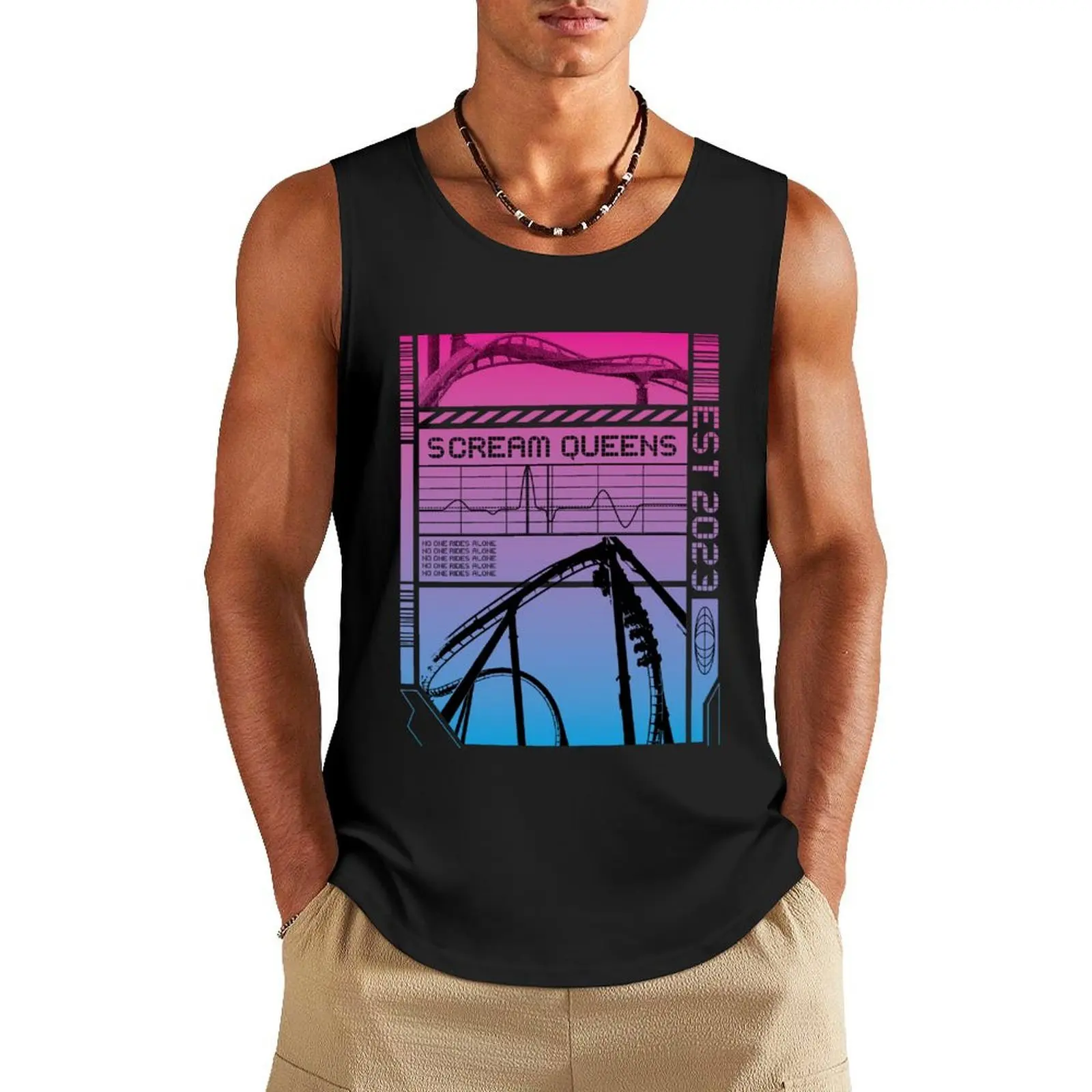 

Tech Coaster Logo Tank Top Vest for boy sleeveless shirts sleeveless Male clothes